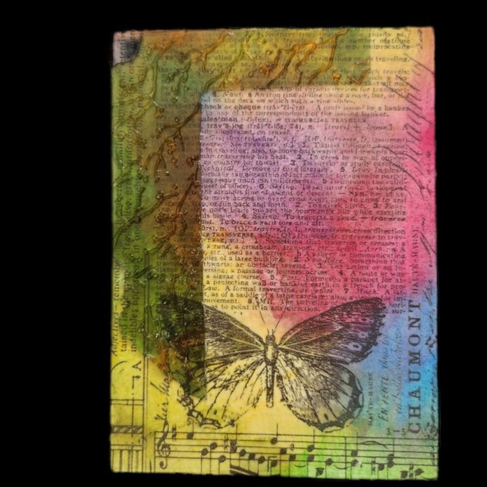 One of a Kind Mixed Media Original Art B25